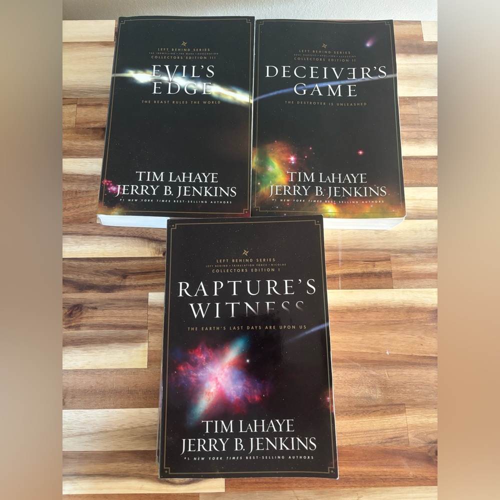 Left Behind Collector’s Editions Tim LeHaye Soft Cover Books Set of 3